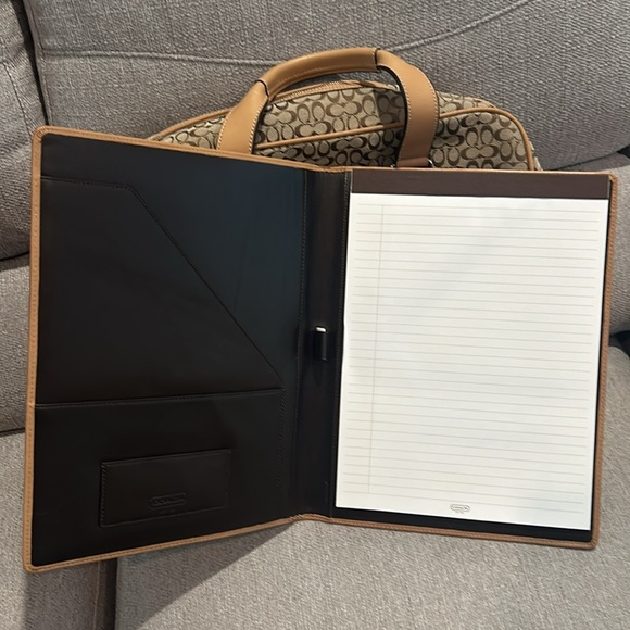 Vintage Coach Bag and Folio - Picture 2 of 12
